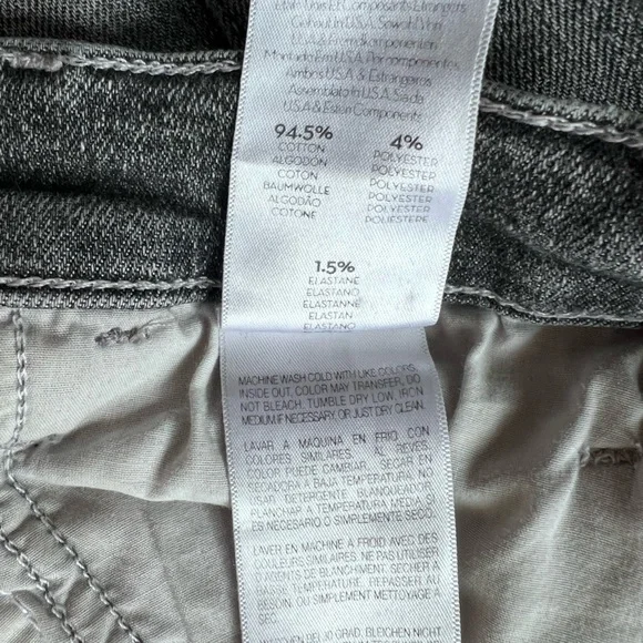 Mother Hustler Crop Step Chew Jeans Sz 27 Scene of the Crime Black Denim - Picture 9 of 14